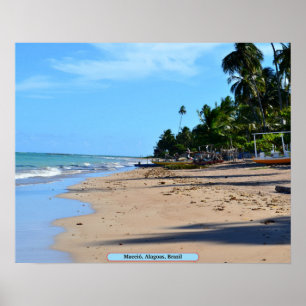 Poster Maceió, Alagoas, Brésil