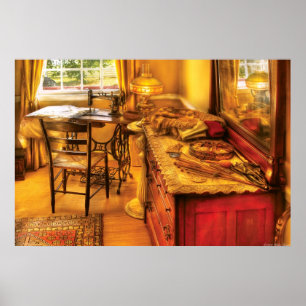 Poster Machine à coudre - La Salle d'couture