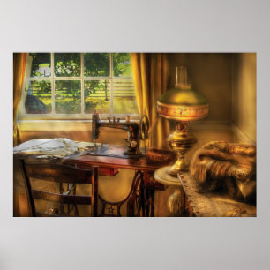 Poster Machine à coudre - Machine à coudre domestique