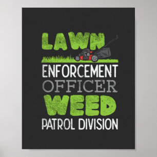 Poster Machine à gazon