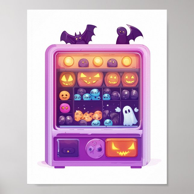 Poster Machine à griffe de bonbons (Devant)