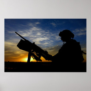 Poster Machine Gunner