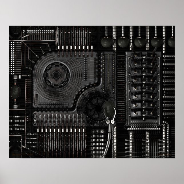 Poster Machines d'alimentation (Devant)