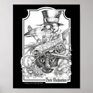 Poster Machines poétiques
