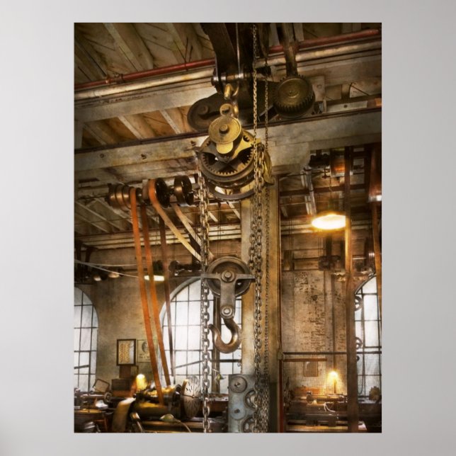Poster Machiniste - À l'ère de l'industrie (Devant)