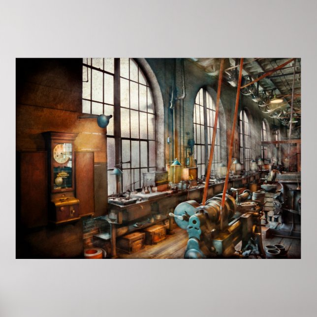 Poster Machiniste - De retour dans les jours d'hier (Devant)