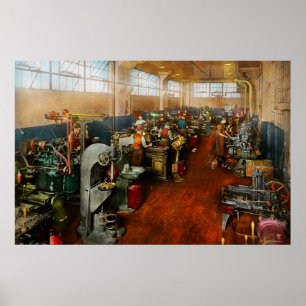 Poster Machiniste - Machiniste en formation 1918