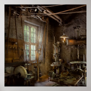 Poster Machiniste - révolution industrielle