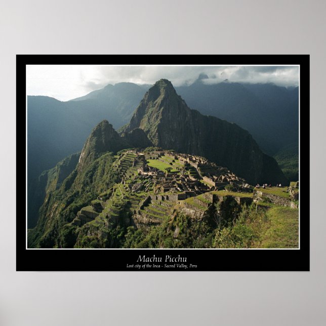 Poster Machu Picchu - 7 Merveilles du monde (Devant)