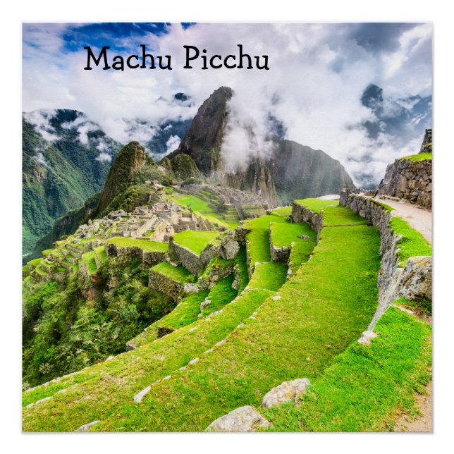 Poster Machu Picchu, Cusco - Pérou (Devant)