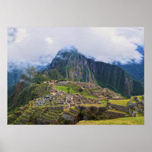 Poster Machu Picchu Overlook, Pérou