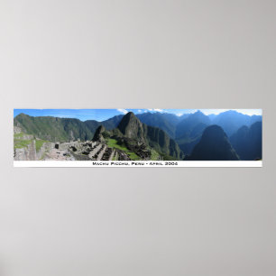 Poster Machu Picchu Panorama 2
