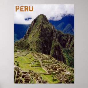 Poster Machu Picchu, Pérou
