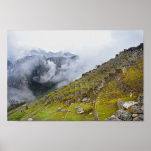 Poster Machu Picchu, Pérou, Terrasses