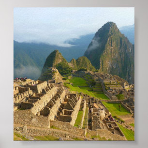 Poster Machu Picchu ruins
