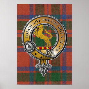 Poster MacIntosh Tartan & Badge