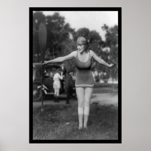 Poster Mack Sennett baignant la beauté 1915