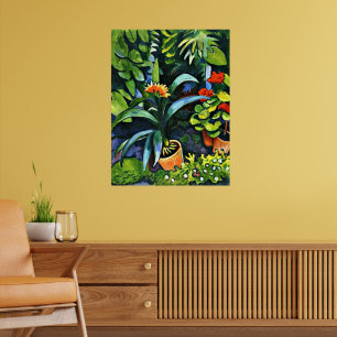 Poster Macke - Flowers in the Garden