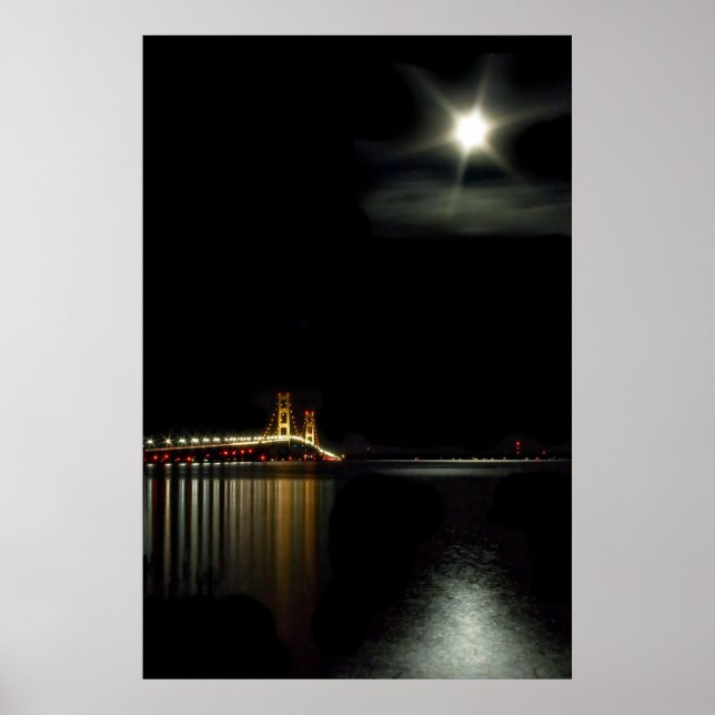 Poster Mackinac à minuit (Devant)