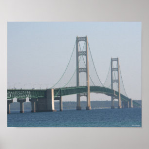 Poster Mackinac Bridge