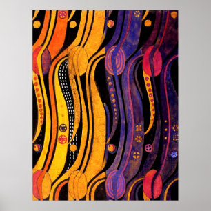 Poster Mackintosh : Conception de tulipes