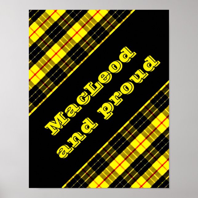 Poster MacLeod Tartan Lewis (Devant)