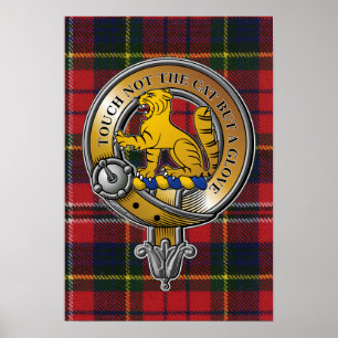Poster MacPherson Tartan & Badge