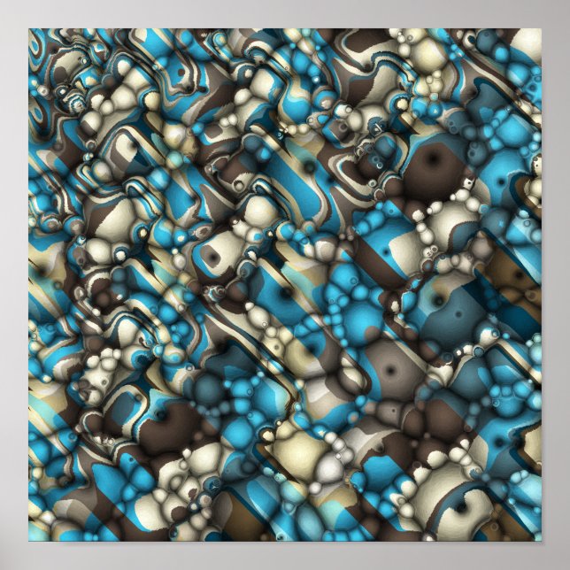 Poster Macro Shapes Abstract (Devant)