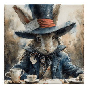 Poster Mad Hatter : Enchantement excentrique