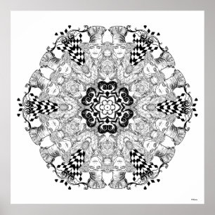 Poster Mad Hatter Kaleidoscope