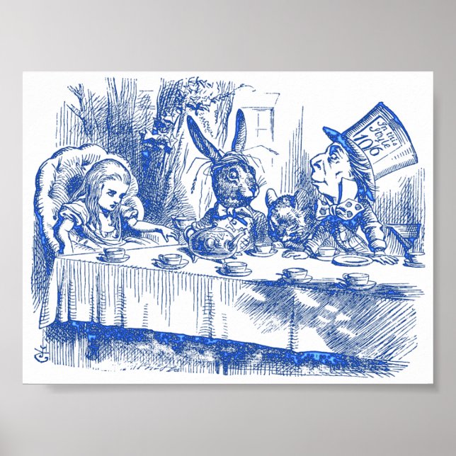 Poster: Mad Hatter Tea Party Poster (Front)