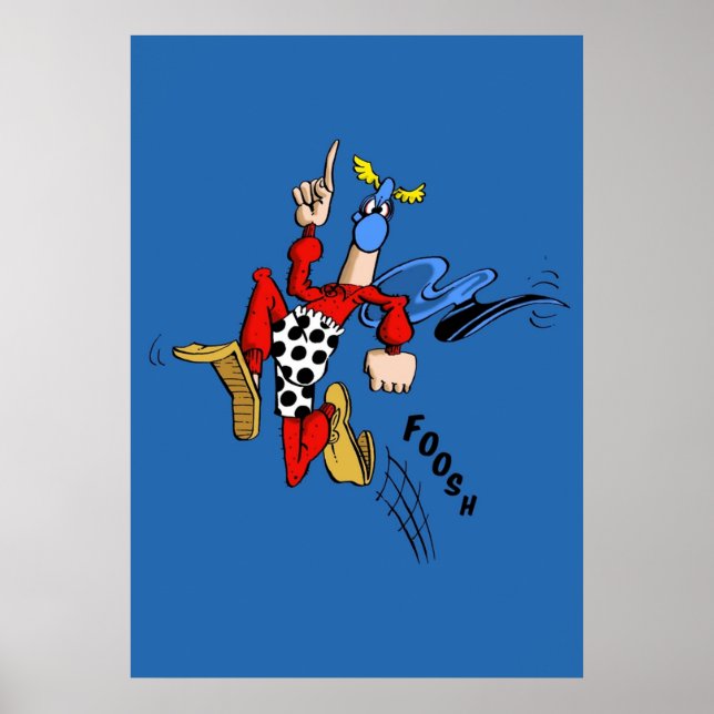 Poster Mad Magazine Capitaine Klutz Sticker (Devant)