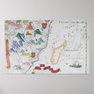 Poster Madagascar et la côte est-africaine