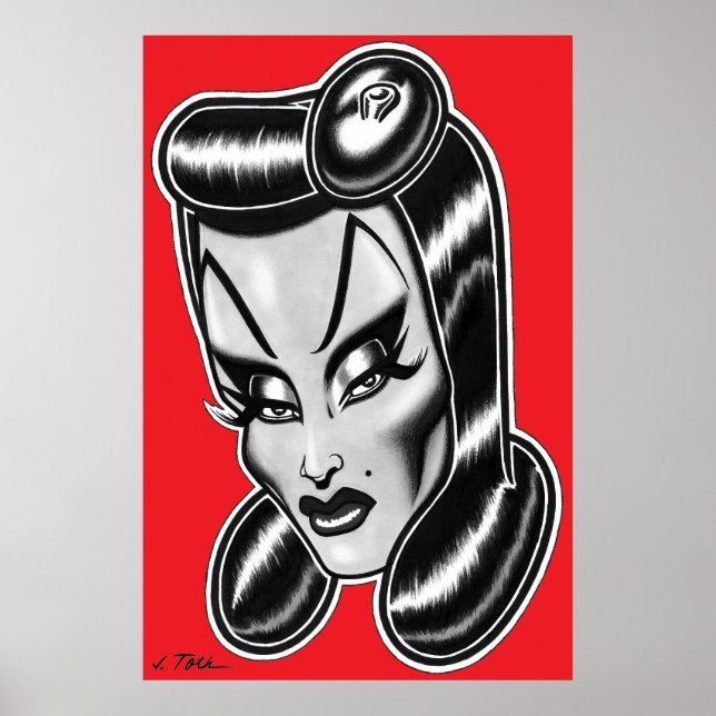 Poster Madam La Mars™ (Devant)