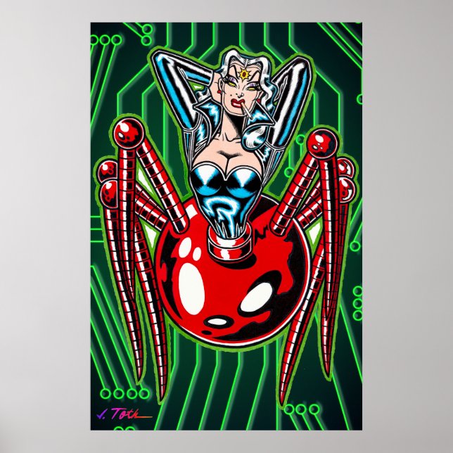 Poster Madam Mechanism™/Mecha Spider  (Devant)