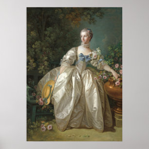 Poster Madame Bergeret - François Boucher Beaux Arts