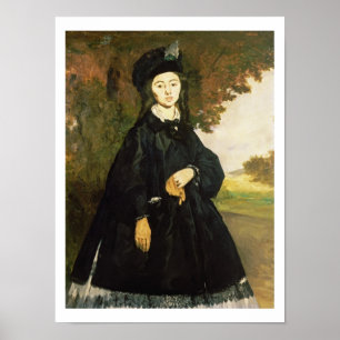 Poster Madame Brunet de Manet
