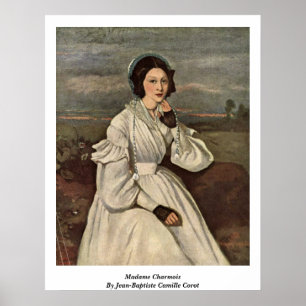 Poster Madame Charmois By Jean-Baptiste Camille Corot