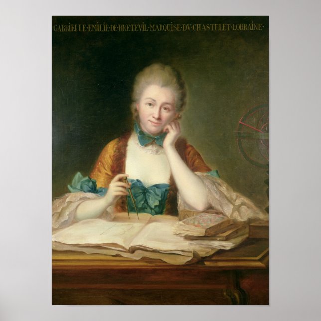 Poster Madame de Chatelet-Lomont (Devant)