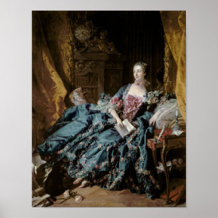 Poster Madame de Pompadour, 1756