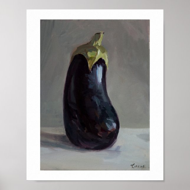 Poster Madame Eggplant (Devant)