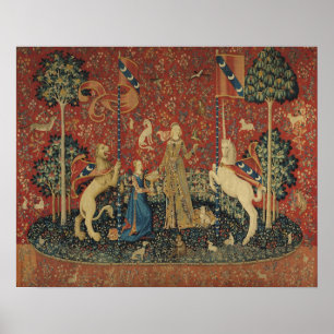 Poster Madame et la licorne : 'Taste