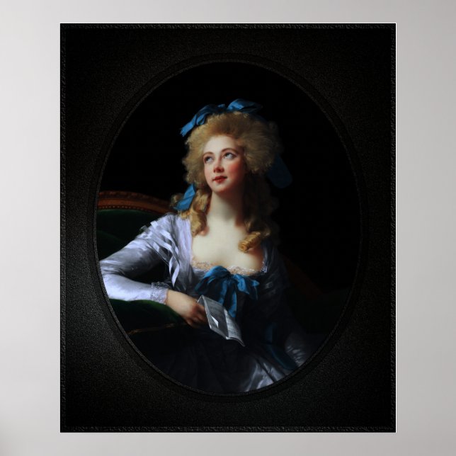 Poster Madame Grand par Elisabeth Louise Vigee Le Brun (Devant)