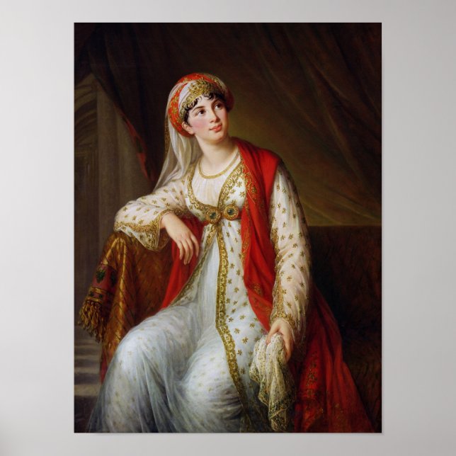 Poster Madame Guiseppina Grassini dans le rôle de (Devant)