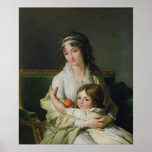 Poster Madame Jeanne-Justine Boyer-Fonfrede et elle