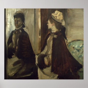 Poster Madame Jeantaud d'Edgar Degas   dans le miroir
