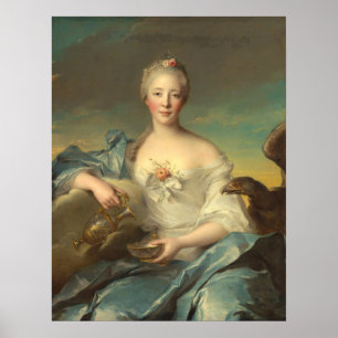 Poster Madame Le Fèvre - Jean-Marc Nattier Beaux-Arts