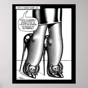 Poster Madame Mars™/talons hauts