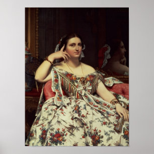 Poster Madame Moitessier, 1856
