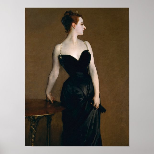 Poster Madame X par John Singer Sargent (Devant)